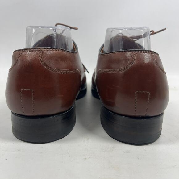 ALDEN x BROOKS BROTHERS Shoes 7.5 Leather Straight Tip Blucher 0972 Oxford Brown main image 11